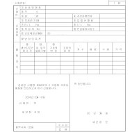 보세공장물품반입허가신청서